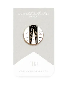 Yoga Pants Enamel Pin