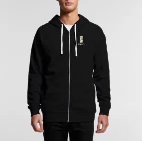 Zip Hoodie in Black